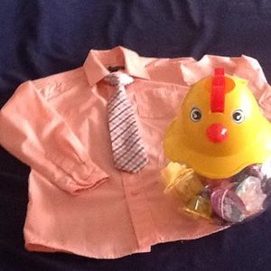 Boys shirt and tie